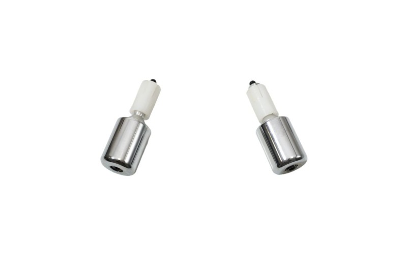 BUZZETTI KOŃCÓWKI/CIĘŻARKI KIEROWNICY ŚREDNICA 17,5MM KOLOR CHROM (1)