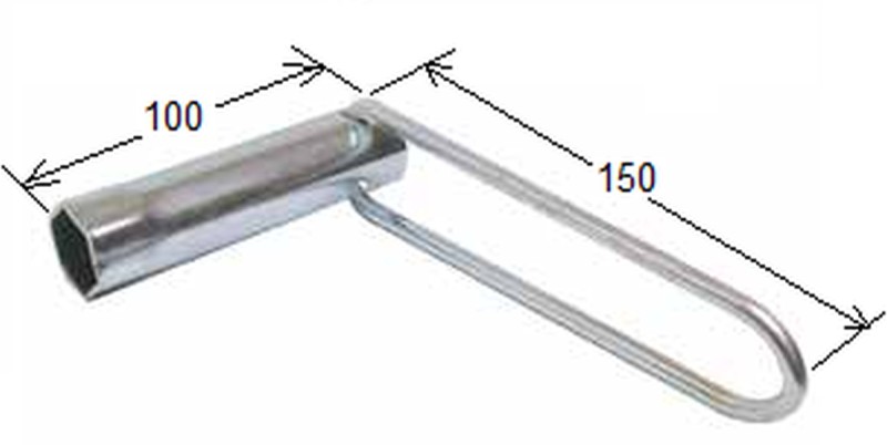 BUZZETTI KLUCZ DO ŚWIEC ZAPŁONOWYCH 21MM X 100MM (1)