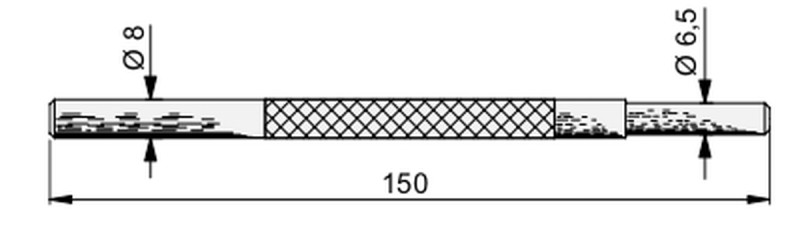 BUZZETTI TRZPIEŃ KLUCZA DO ŚWIEC (PRZETYCZKA DO KLUCZY RURKOWYCH) (1)