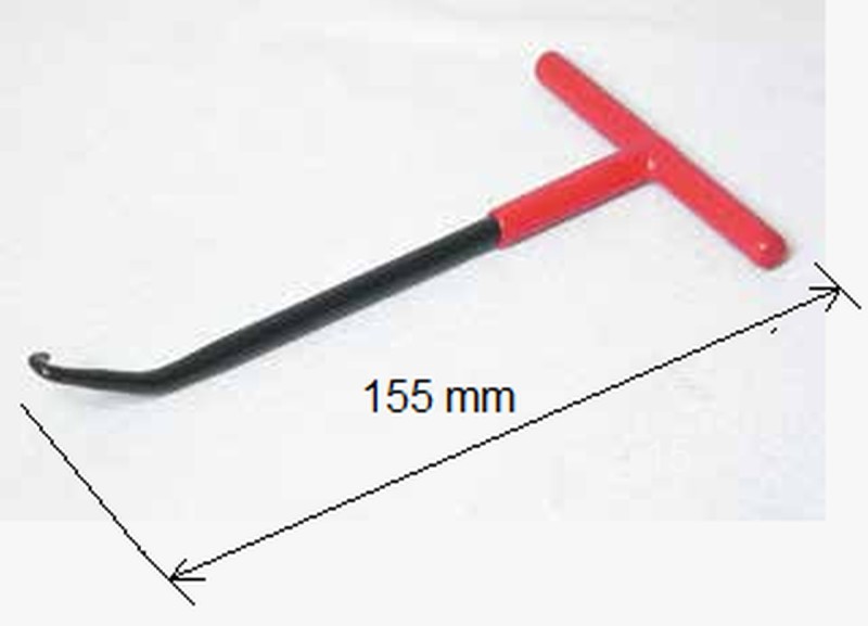 BUZZETTI NARZĘDZIE (HAK) DO MONTAŻU/DEMONTAŻU SPRĘŻYN 155MM (1)