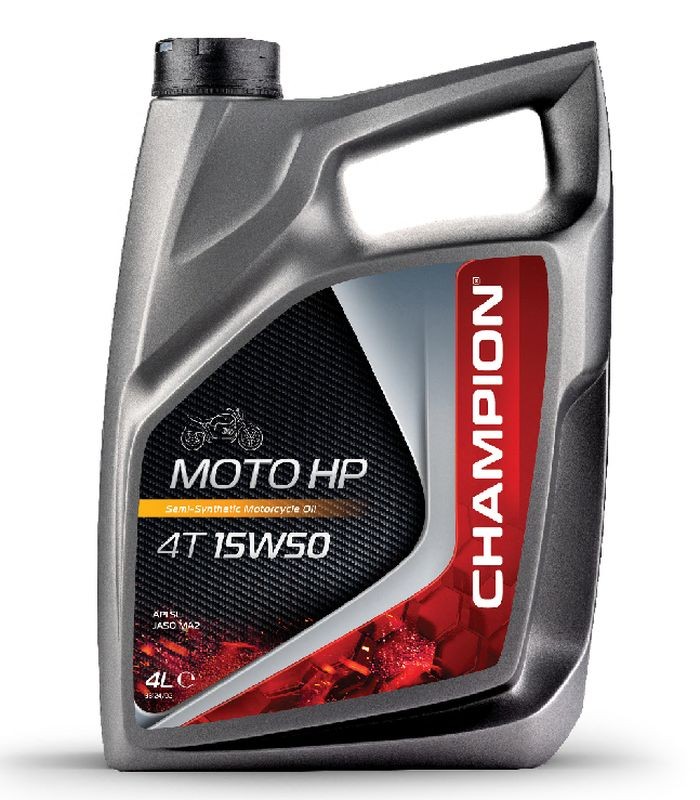 CHAMPION OLEJ SILNIKOWY MOTO HP 4T 15W50 4L MA2 PÓŁSYNTETYCZNY (AKC) (1)