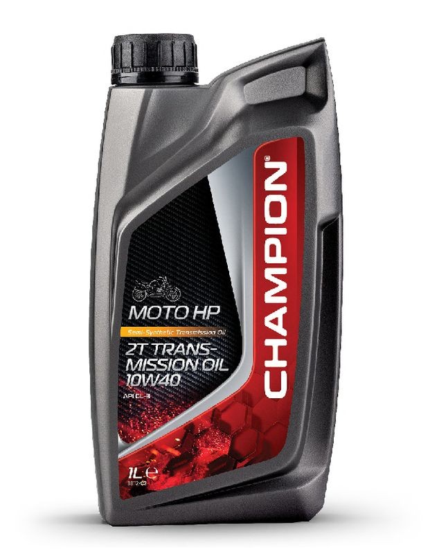 CHAMPION OLEJ PRZEKŁADNIOWY MOTO HP 2T TRANSMISSION OIL 10W40 1L PÓŁSYNTETYCZNY (AKC) (1)
