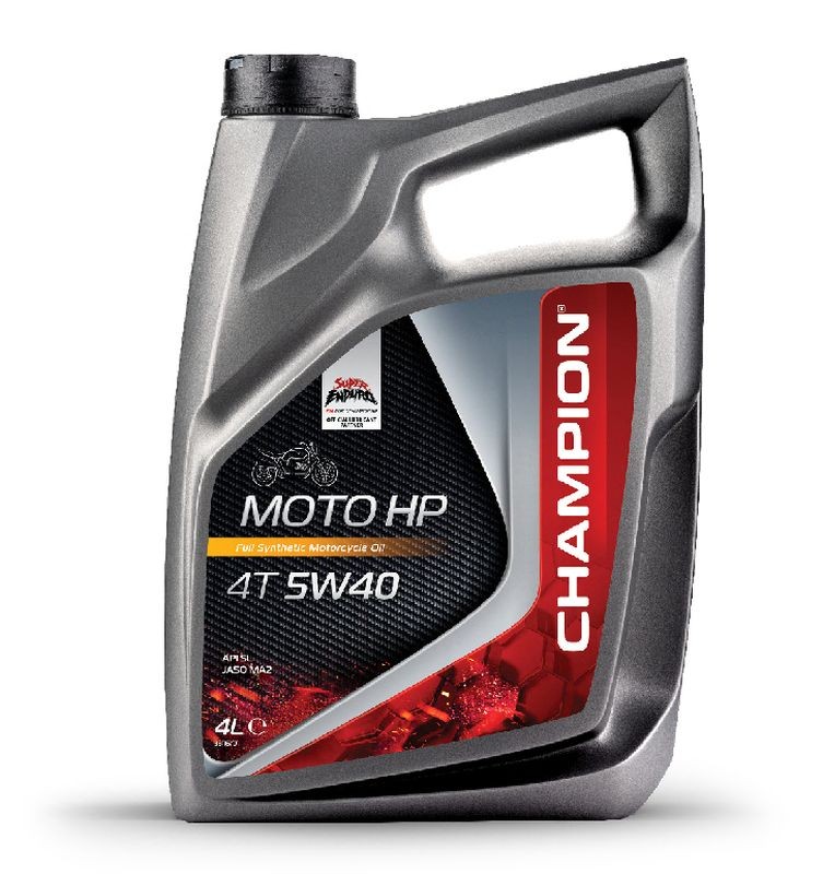 CHAMPION OLEJ SILNIKOWY MOTO HP 4T 5W40 4L MA2 PÓŁSYNTETYCZNY (AKC) (1)