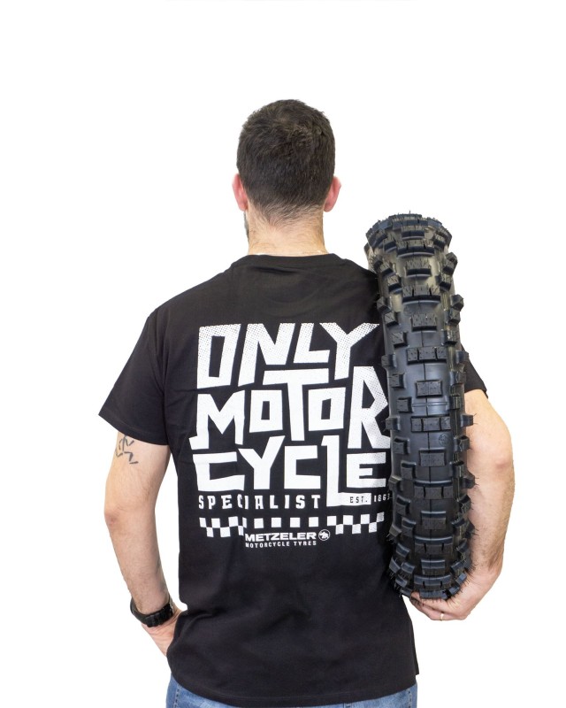 METZELER KOMPLET OPON (3576100/22) 130/80B17 CRUISETEC 65H TL M/C PRZÓD DOT 2022 + (3576200/24) 180/65B16 CRUISETEC 81H TL M/C REINF TYŁ DOT 2024 + KOSZULKA ONLY MOTORCYCLE XXL (2)