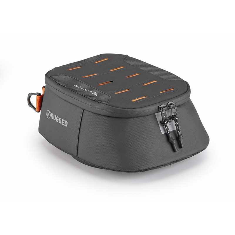 KAPPA TORBA NA ZBIORNIK / BAK (TANKBAG) DO MOCOWANIA TANKLOCK 5L KOLOR CZARNY (24,5X20,5X10CM) (K' RUGGED) - MOŻLIWOŚĆ DOPIĘCIA MOCOWANIA AVSH (1)