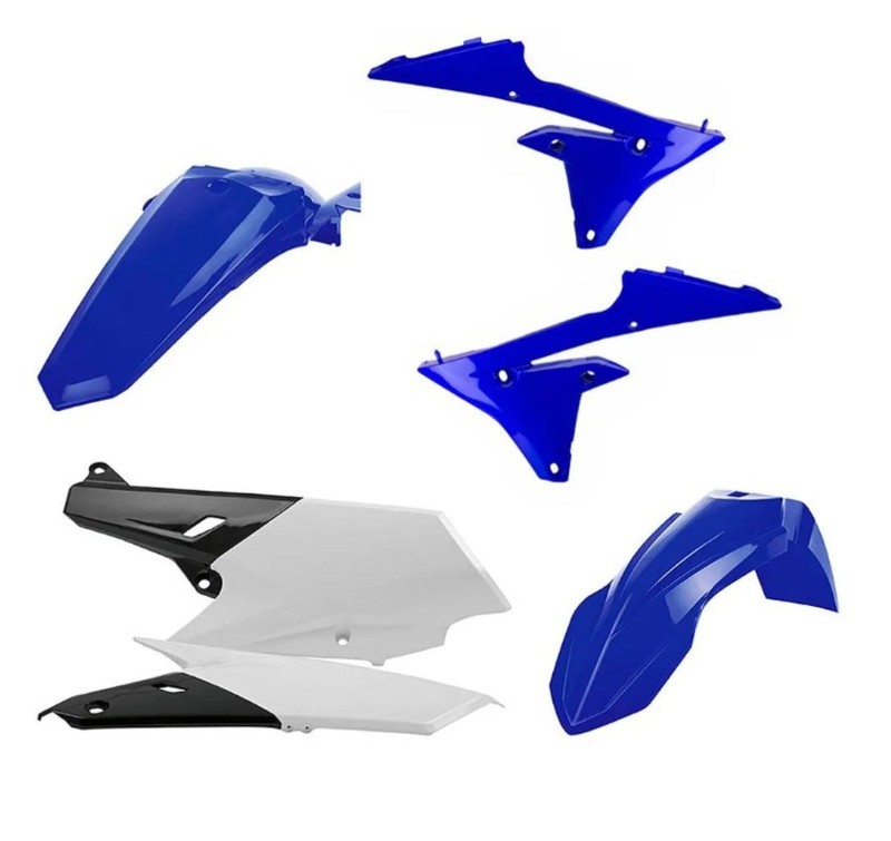 POLISPORT KOMPLET PLASTIKÓW YAMAHA WRF 250 15-19 WRF 450 16-18 KOLOR OEM (1)