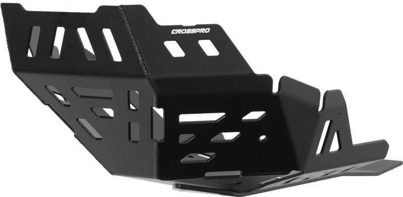 CROSSPRO NOWOŚĆ OSŁONA SILNIKA ALUMINIUM YAMAHA XTZ 690 TENERE 700 (EURO 5) '21-'24 KOLOR CZARNY MAT (KOMPATYBILNA ZE STOPKĄ CENTRALNĄ) (1)