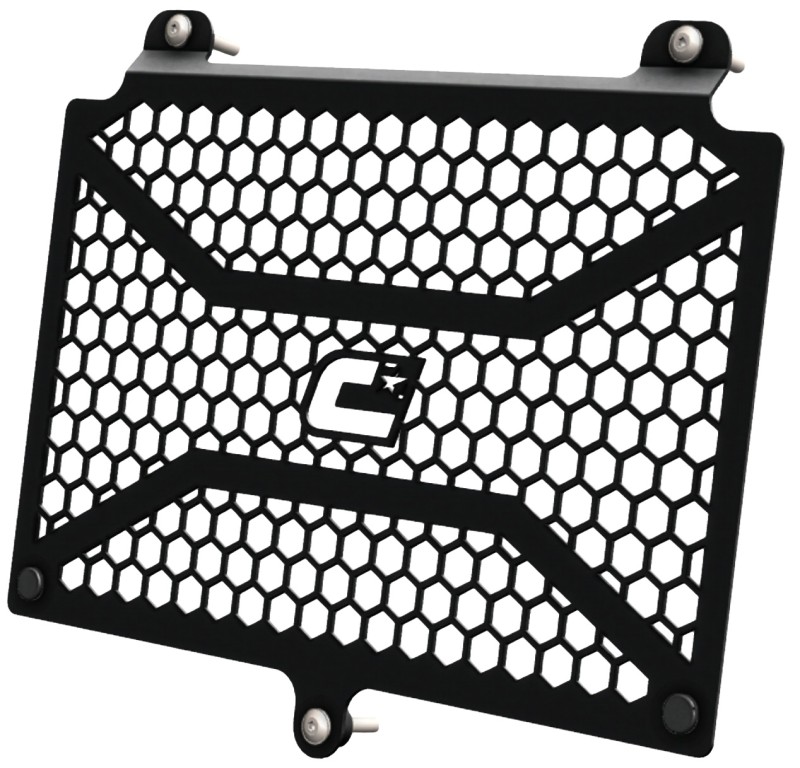 CROSSPRO NOWOŚĆ OSŁONA CHŁODNICY PRZEDNIA BENELLI TRK 702/702X '23-'24, RIEJU XPLORA 707 '25- KOLOR CZARNY MAT (1)