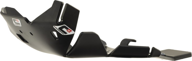 CROSSPRO NOWOŚĆ OSŁONA SILNIKA I ŁĄCZNIKA WAHACZA (PRO-LINK) Z TWORZYWA DTC HARD X 8.0 PASUJE DO: RIEJU MR 250/300 '20-, GASGAS EC 250/300 '18-'20, XC 250/300 '18, RIEJU MR 250/300 '20- KOLOR CZARNY (GRUBOŚĆ 8MM) (1)