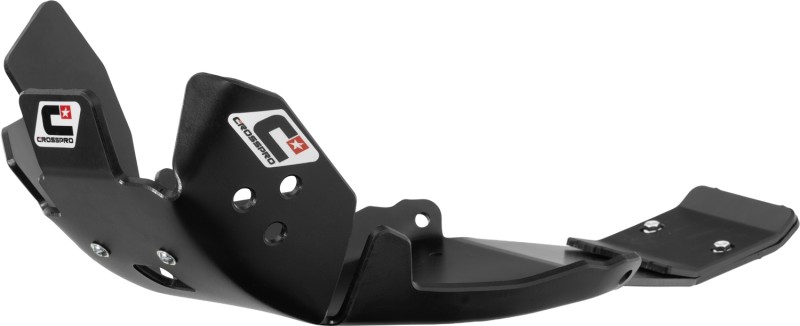 CROSSPRO NOWOŚĆ OSŁONA SILNIKA I ŁĄCZNIKA WAHACZA (PRO-LINK) Z TWORZYWA DTC HARD ENDURO PASUJE DO: HUSQVARNA TE 250/300 '24- KOLOR CZARNY (1)