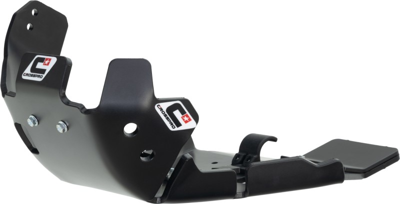 CROSSPRO NOWOŚĆ OSŁONA SILNIKA I ŁĄCZNIKA WAHACZA (PRO-LINK) Z TWORZYWA DTC HARD X 8.0 PASUJE DO: RIEJU MR 250/300 '26- KOLOR CZARNY (GRUBOŚĆ 8MM) (1)