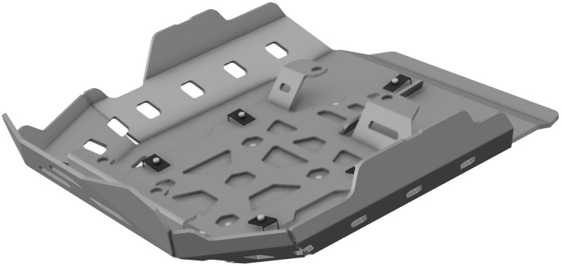 CROSSPRO NOWOŚĆ OSŁONA SILNIKA ALUMINIUM BMW R 1300 GS '23-24 KOLOR CZARNY MAT (1)