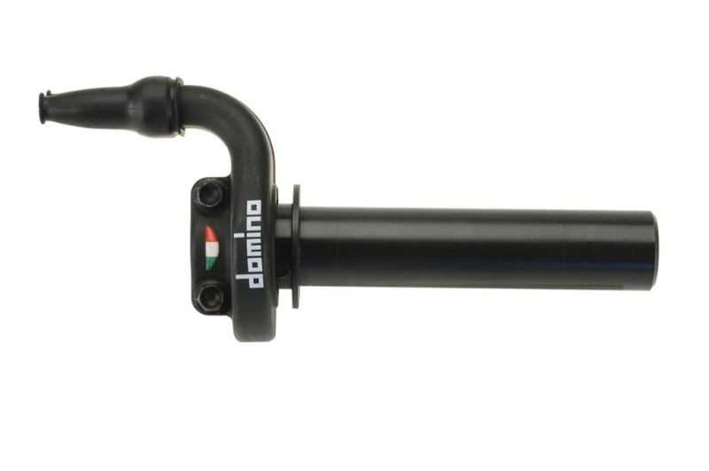 DOMINO NOWOŚĆ ROLGAZ UNIWERSALNY KOMPLETNY KRE 03 BEZ MANETEK KOLOR CZARNY (SZYBKI ROLGAZ Z SYSTEMEM PUSH-PULL) POTRZEBNA LINKA 5433.96.04-00 LUB DEDYKOWANE DO MOTOCYKLA (1)
