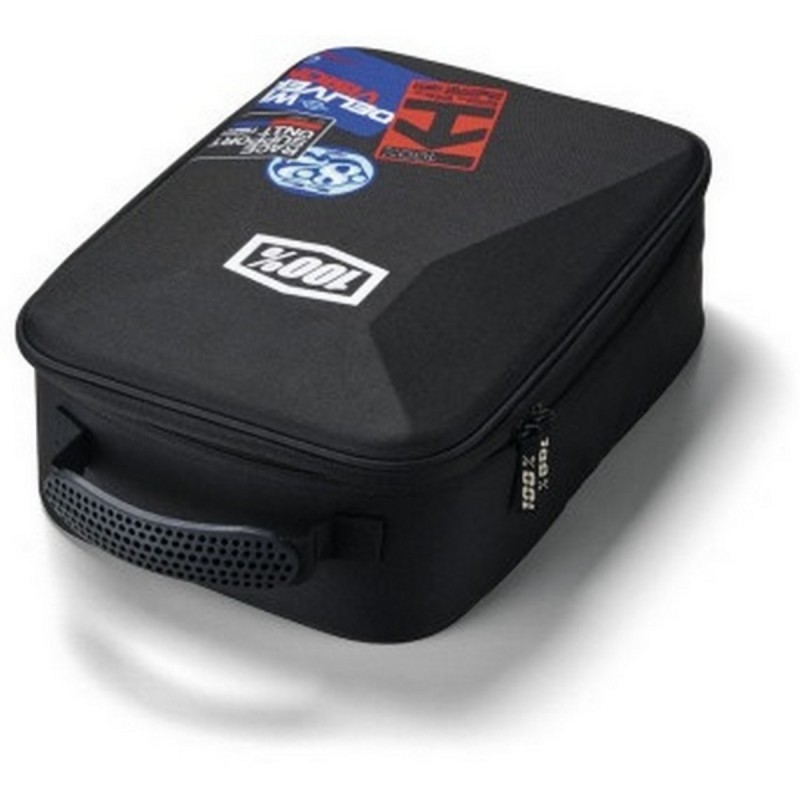 100 PROCENT FA23 GOGGLE CASE VALISE BLACK - PUDEŁKO / ETUI / CASE NA GOGLE KOLOR CZARNY (1)