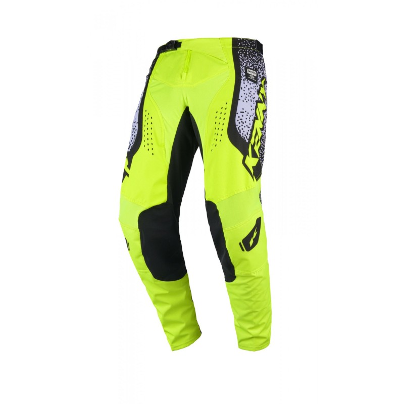 KENNY RACING SPODNIE CROSS/ENDURO FORCE PIXEL WHITE NEON YELLOW KOLOR BIAŁY/ŻÓŁTY FLUO ROZMIAR XL (36) (1)