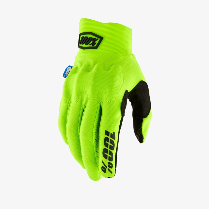 100 PROCENT RĘKAWICE CROSS/ENDURO COGNITO SMART SHOCK FLUO YELLOW KOLOR ŻÓŁTY FLUO ROZMIAR M (1)