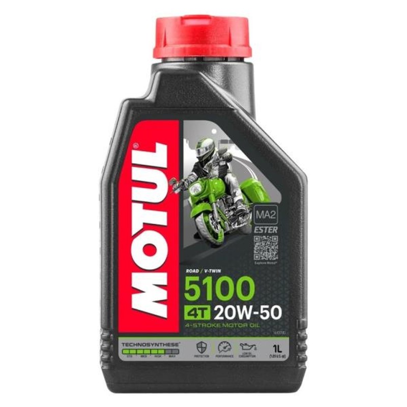 MOTUL OLEJ SILNIK 5100 4T ESTER 20W50 1L (1)