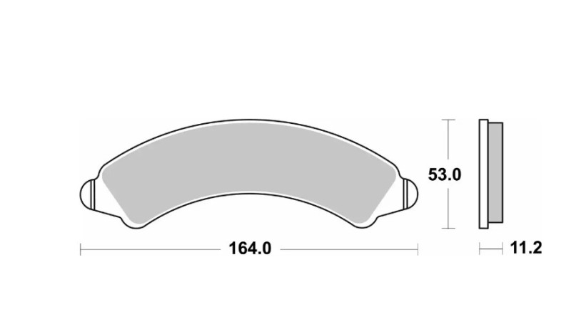 SBS NOWOŚĆ KLOCKI HAMULCOWE KH728 OFF-ROAD SINTER KOLOR ZŁOTY PRZÓD POLARIS POLARIS RZR PRO/ TURBO / XP4 '16-'23, RZR PRO R / PRO S 25- (1)