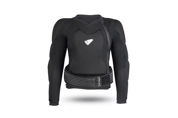 UFO OSŁONA KLATKI PIERSIOWEJ (ZBROJA) CHEST PROTECTOR REACTOR DZIECIĘCA / JUNIOR / KID KOLOR CZARNY (CE LEVEL 2) - ZASTĘPUJE PT02275K - KOLEKCJA 2025 (1)