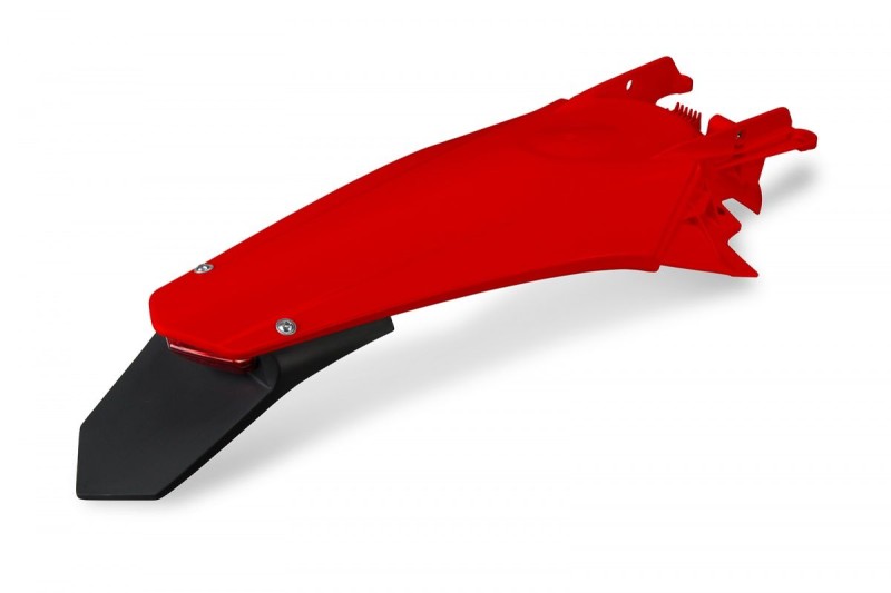 UFO Błotnik tył (ENDURO Z LAMPĄ LED) GAS GAS EC250 EC300 21-23 EC250F EC350F 21-23 KOLOR CZERWONY (1)