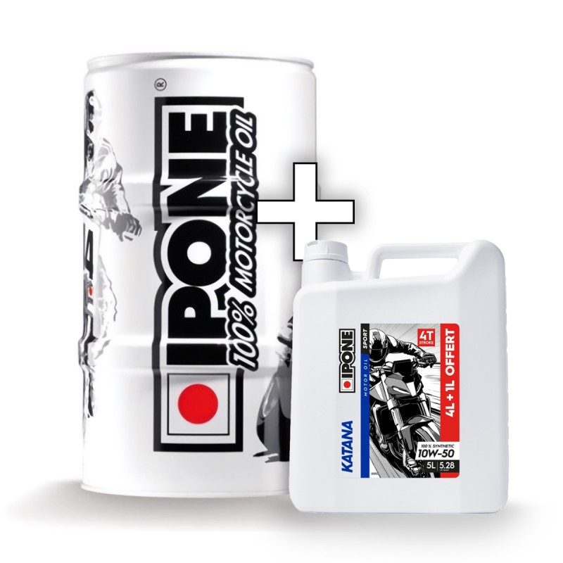 IPONE KATANA 10W50 OLEJ SILNIKOWY 100 % SYNTETYK 60L BECZKA (ESTER, MA2) (AKC) + 5L ZA 1ZŁ (1)