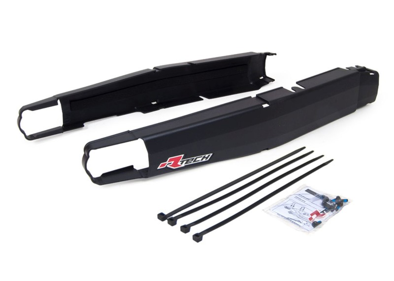 RACETECH (RTECH) Osłony wahacza Honda CRF450 R/RWE/RX 21-14, CRF250 R/RX 22-24 KOLOR CZARNY (1)