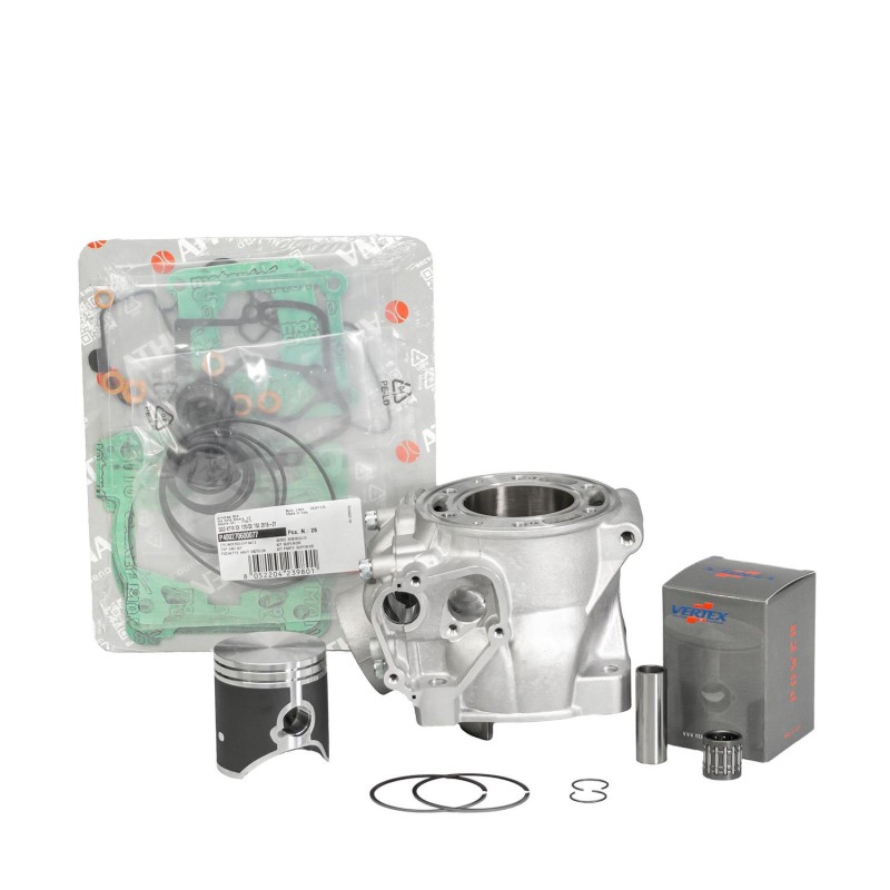 PROMX CYLINDER KOMPLETNY (CYLINDER + TŁOK VERTEX + TOP-END + ŁOŻYSKO ) KTM SX125 16-22 , HUSQVARNA TC125 16-22 , GAS GAS MC125 21-23 ( STANDARD 54,00 MM ) NICASYL 50530038000 (1)