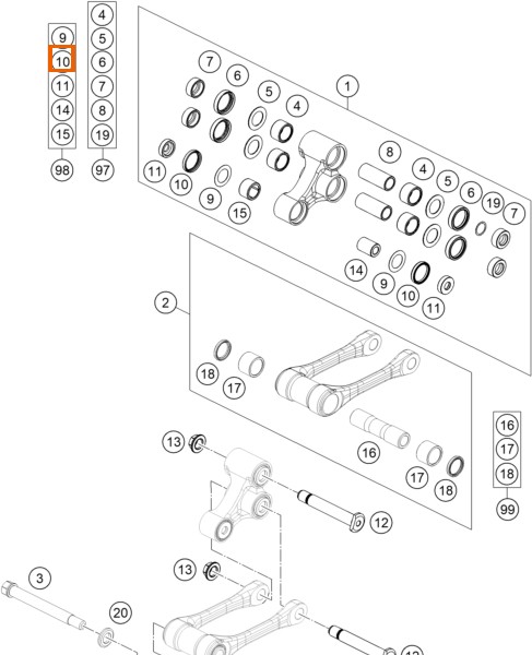 KTM Uszczelniacz 24x30x5  (2)