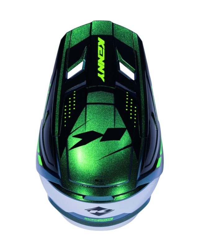 KENNY RACING CZĘŚCI ZAMIENNE DASZEK DO KASKU PERFORMANCE ERT GRAPHIC GREEN DIAMOND RACING SPE ROZMIAR XS-M (1)