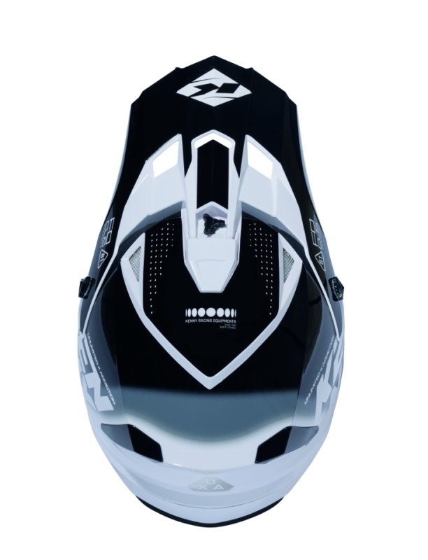 KENNY RACING CZĘŚCI ZAMIENNE DASZEK DO KASKU TRACK GRAPHIC FOCUS BLACK (1)