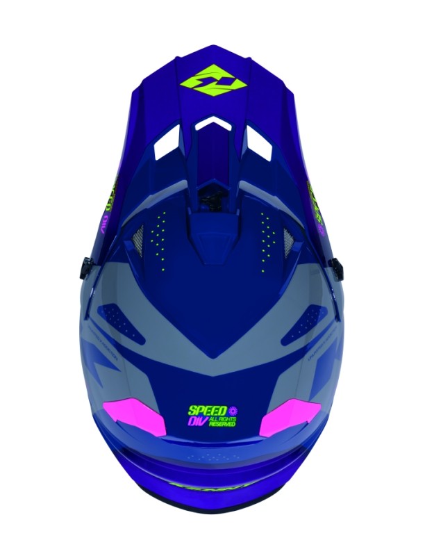 KENNY RACING CZĘŚCI ZAMIENNE DASZEK DO KASKU TRACK KID/JUNIOR/DZIECIĘCY TRACK GRAPHIC SPEED PURPLE PINK (1)
