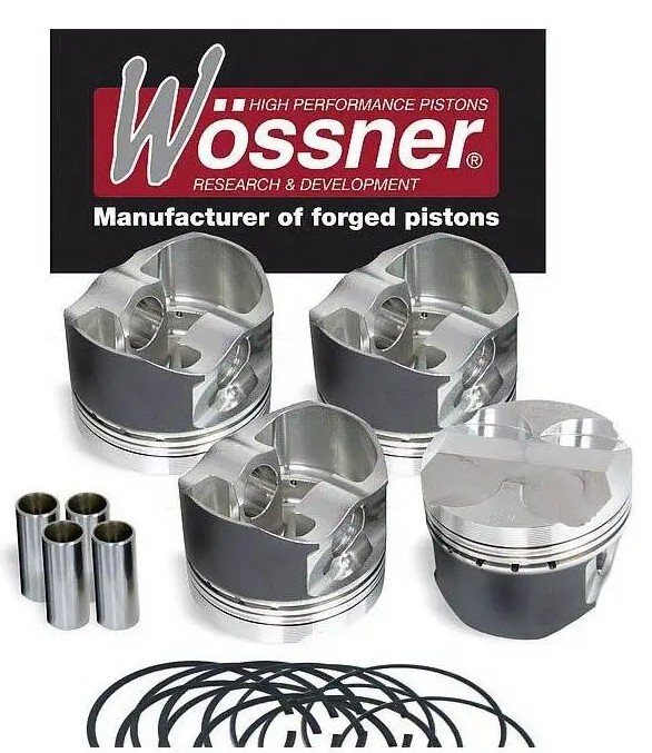 WOSSNER KOMPLET TŁOKÓW SUZUKI (4T) GSXR 1300 HAYABUSA '99-'07 TURBO 9:1 TALL DECK ( 81,00 MM ) 4 szt. (NA ZAMÓWIENIE) (1)