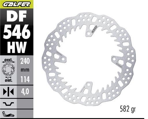 GALFER TARCZA HAMULCOWA TYŁ DUCATI DESMO 450MX 24-26 (240X114X4MM) SHARK ENDURO MX (1)
