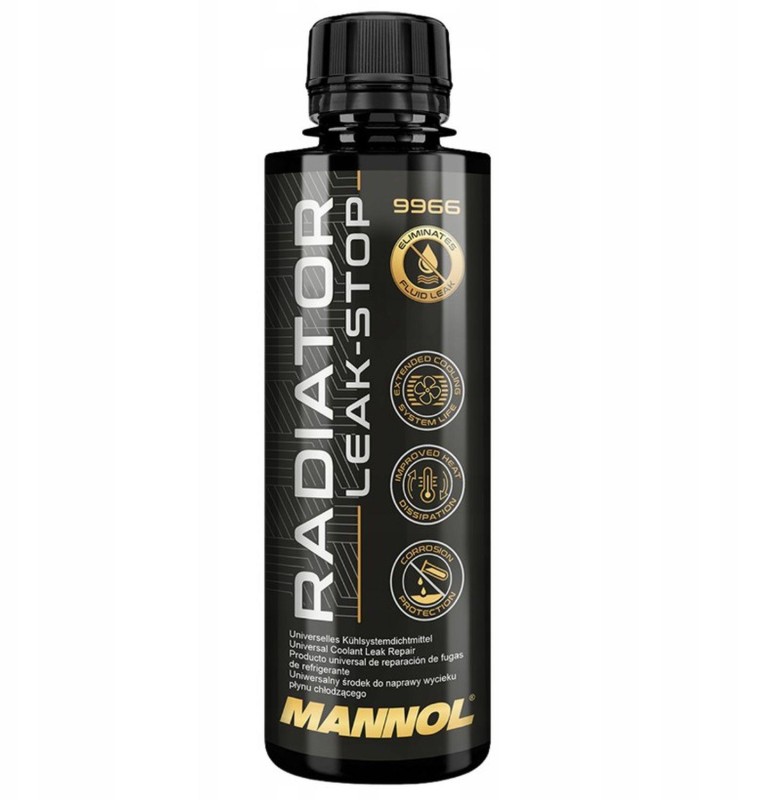 MANNOL RADIATOR LEAK STOP 250 ML (USZCZELNIA UKŁAD CHŁODZENIA) (9966) (9875) (24) (1)