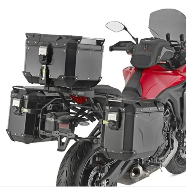 KAPPA 2026/03 STELAŻ KUFRÓW BOCZNYCH MONOKEY CAM SIDE YAMAHA TRACER 7 '25-, - POD KUFRY KFR K'FORCE ORAZ KVG K'VOYAGER ALU (1)