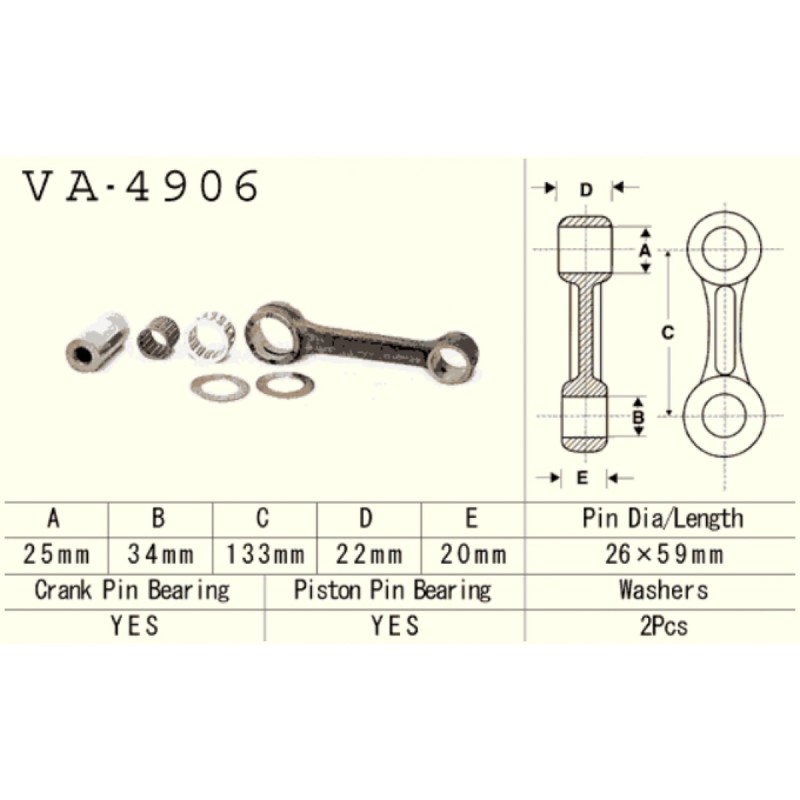 VESRAH 2026/03 KORBOWÓD KAWASAKI JS 750 '92-'95 (SKUTER WODNY) (MADE IN JAPAN) (1)