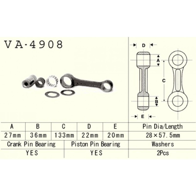 VESRAH 2026/03 KORBOWÓD KAWASAKI JS 750 '95-'98, SXI / SS 750 '95-'98, STS 750 '95-'97 (SKUTER WODNY) (MADE IN JAPAN) (1)
