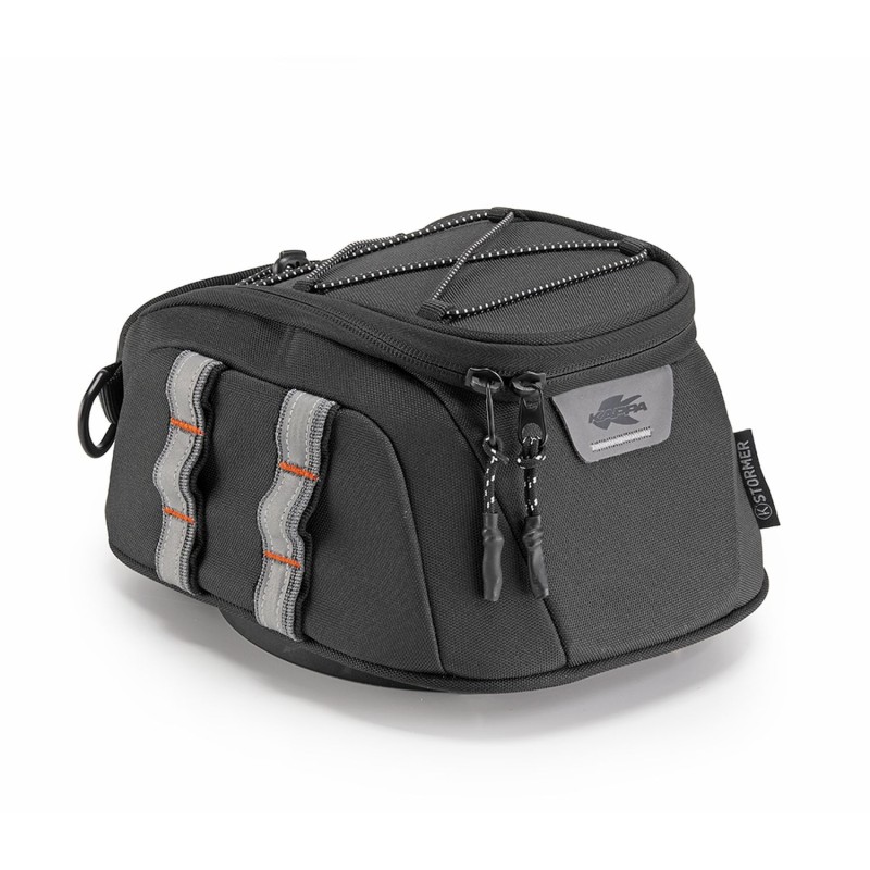 KAPPA TORBA NA ZBIORNIK / BAK (TANKBAG) DO MOCOWANIA TANKLOCK 3L (WYS. 16CM X SZER. 19CM X DŁ. 23CM) KOLOR CZARNY (1)