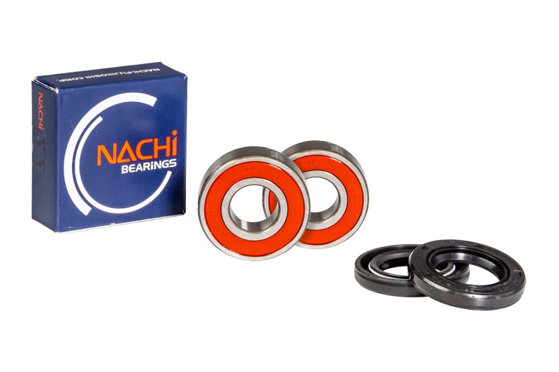 PROMX Łożyska koła przód z uszczelniaczami Yamaha YZF125 MT125 NACHI JAPAN (1)