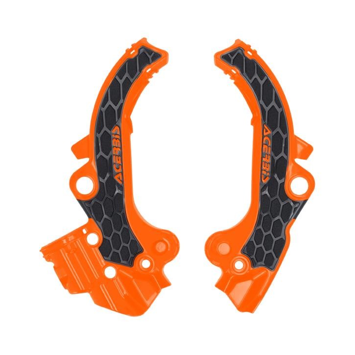 ACERBIS OSŁONY RAMY X-GRIP KTM SX 65 '24-'26, GAS GAS MC 65 '24-'26, HUSQVARNA TC 65 '24'-26 KOLOR POMARAŃCZOWY / CZARNY (1)