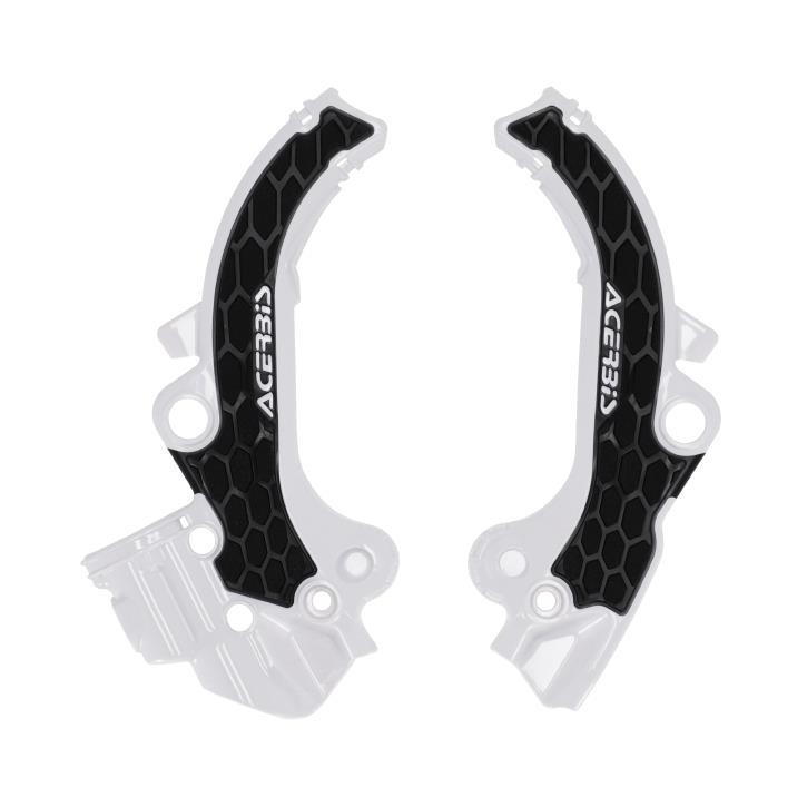 ACERBIS OSŁONY RAMY X-GRIP KTM SX 65 '24-'26, GAS GAS MC 65 '24-'26, HUSQVARNA TC 65 '24'-26 KOLOR BIAŁY / CZARNY (1)
