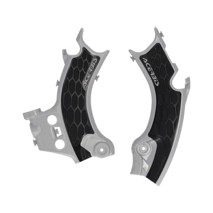 ACERBIS OSŁONY RAMY X-GRIP HONDA CRF 250 R / RX / RWE '25-'26, CRF 450 R / RX / RWE '25-'26, CRF 300 RX '25-'26 KOLOR SZARY / CZARNY (1)