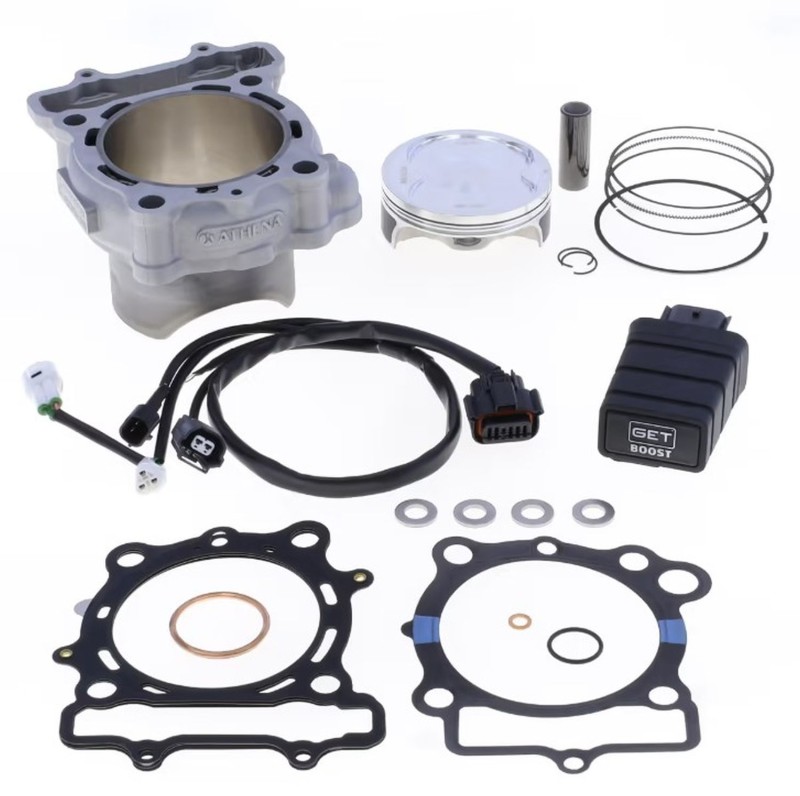 ATHENA CYLINDER KOMPLETNY Z MODUŁEM ZMIANY MAP ZAPŁONU KAWASAKI KXF 250 '23-'24 BIG BORE 85MM (+7MM=296CCM) (CR 13.5:1) (1)