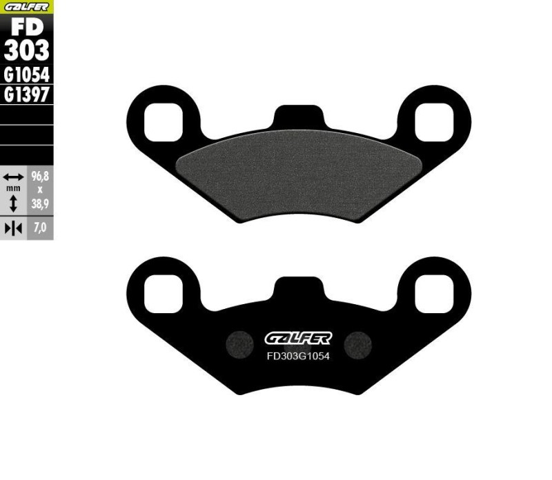 GALFER KLOCKI HAMULCOWE KH159 PÓŁMETALICZNE ATV POLARIS FA159 (2)