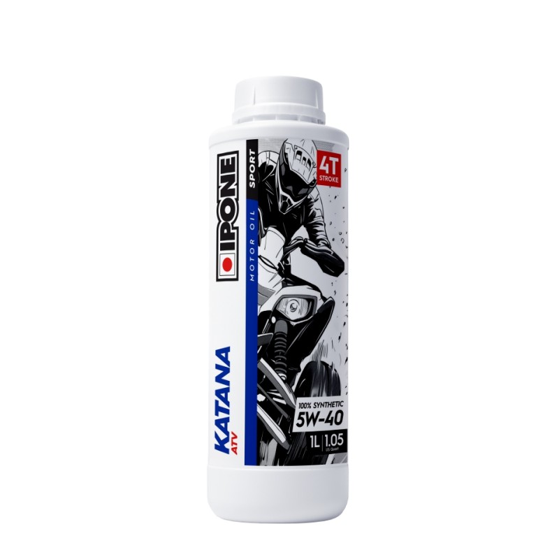 IPONE KATANA ATV 5W40 OLEJ SILNIKOWY 100% SYNTETYK 1L (ESTER, MA2) (AKC) (15) ZASTĘPUJE 800163 (1)
