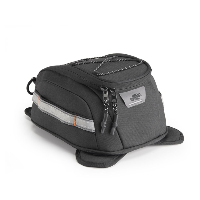 KAPPA 2026/06 TORBA NA ZBIORNIK / BAK (TANKBAG) (K'STORMER) (WYS. 16CM X SZER. 19CM X DŁ. 23CM) KOLOR CZARNY (1)