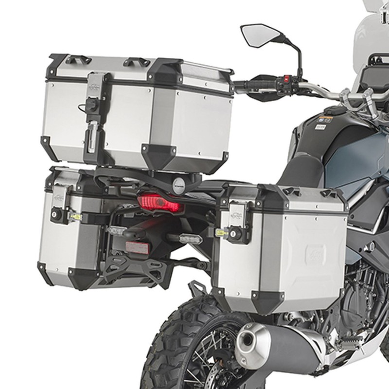 KAPPA 2026/06 STELAŻ KUFRÓW BOCZNYCH MONOKEY CAM SIDE KAWASAKI KLE 500 / SE '26-, - POD KUFRY KFR K'FORCE ORAZ KVG K'VOYAGER ALU (1)