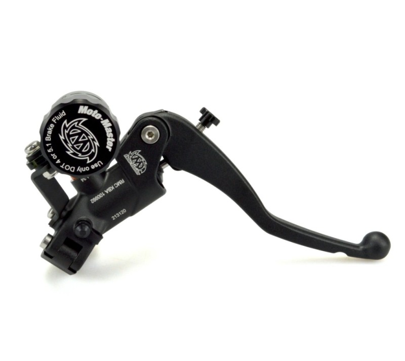 MOTO-MASTER POMPA HAMULCA RADIALNA RMC RADIAL MASTER CYLINDER 12MM Z DŹWIGNIĄ (BLACK MODEL) KOLOR CZARNY (NA ZAMÓWIENIE) (1)