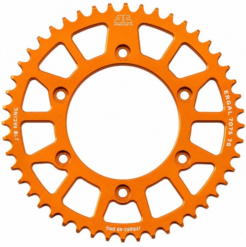 Zębatka tył aluminiowa RACELITE 4794 48 KTM SX65 25-26 (OEM: A40510051048C1) (479448JTA) (ŁAŃC. 420) | JT Sprocket JTA892.48ORG (1)