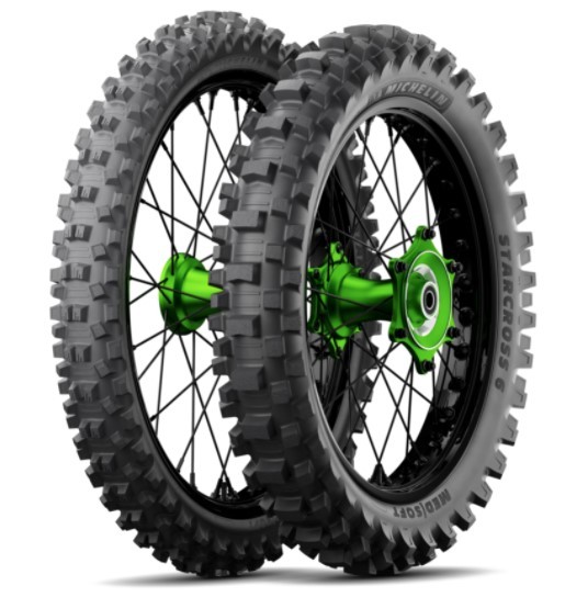 MICHELIN OPONA 120/80-19 STARCROSS 6 MEDIUM SOFT 63M NHS TT M/C TYŁ DOT 11/2026 (1)
